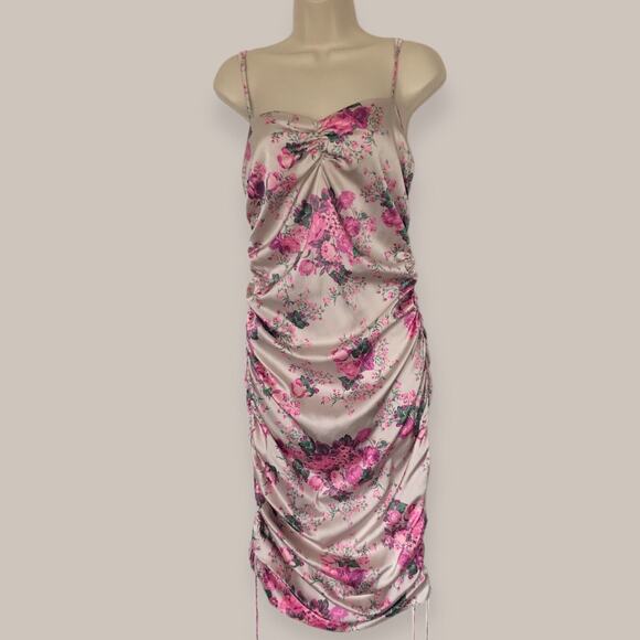 FOR LOVE & LEMONS Floral Y2K 90s Sexy Cottagecore Whymsical Dress Large - Picture 12 of 14